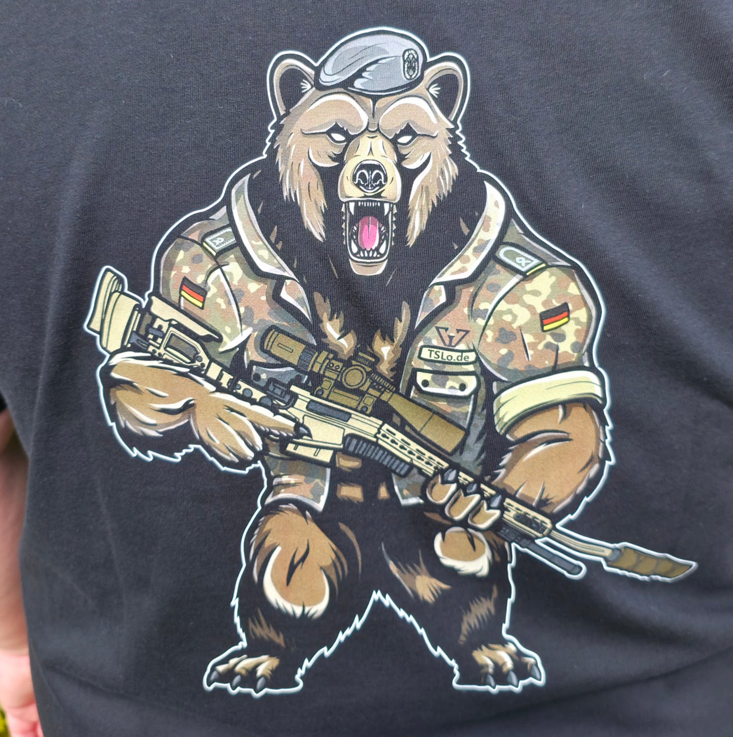 TSLo.de Grizzly Shirt schwarz