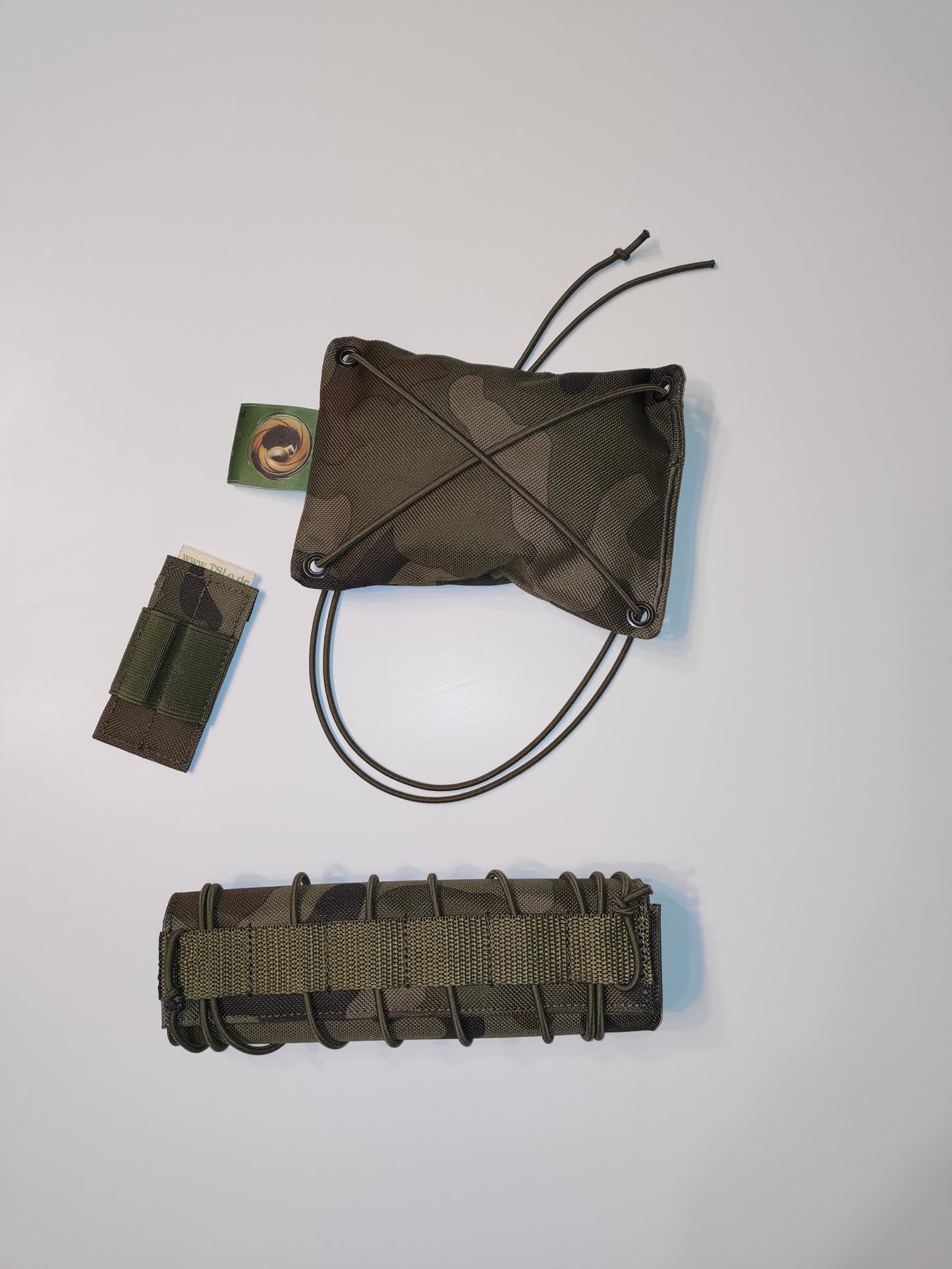 Set aus Schießsack Hammelburg Schalldämpferhülle universal und dem 2 Patronenhalter von Tactical Solutions Lode EU | TSLo.de