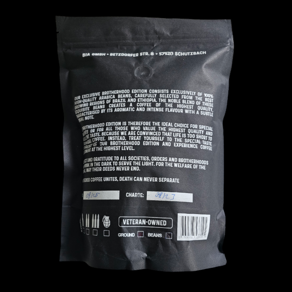 Black Ops Coffee Brotherhood 250g Bohnen Kaffee