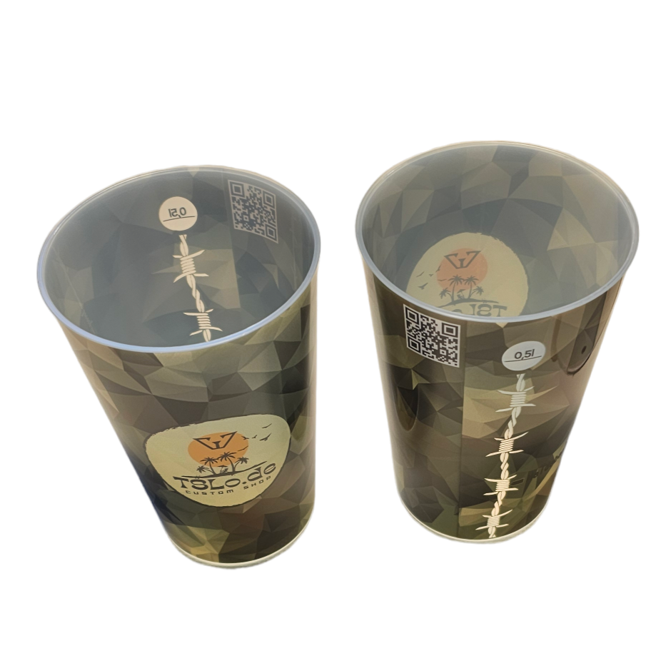 Bärencup TSLo.de Partybecher mit Tarnmuster 0,5l | TSLo.de