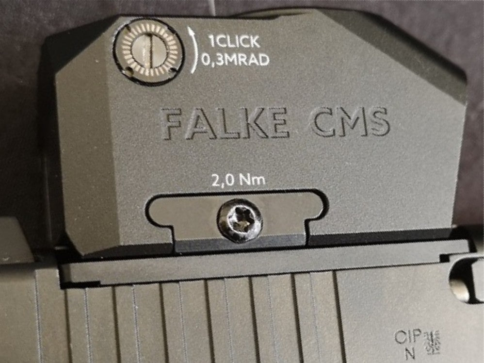 Falke CMS Reflex Visier auf Glock MOS montiert  | TSLo.de