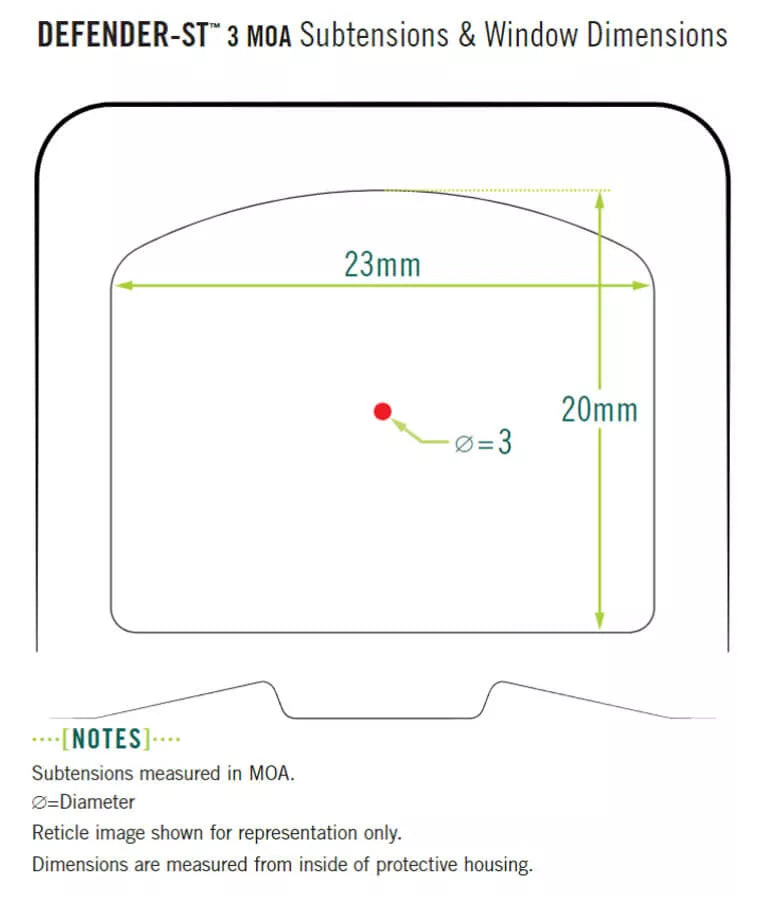 Vortex Defender ST Red Dot 3 MOA | TSLo.de
