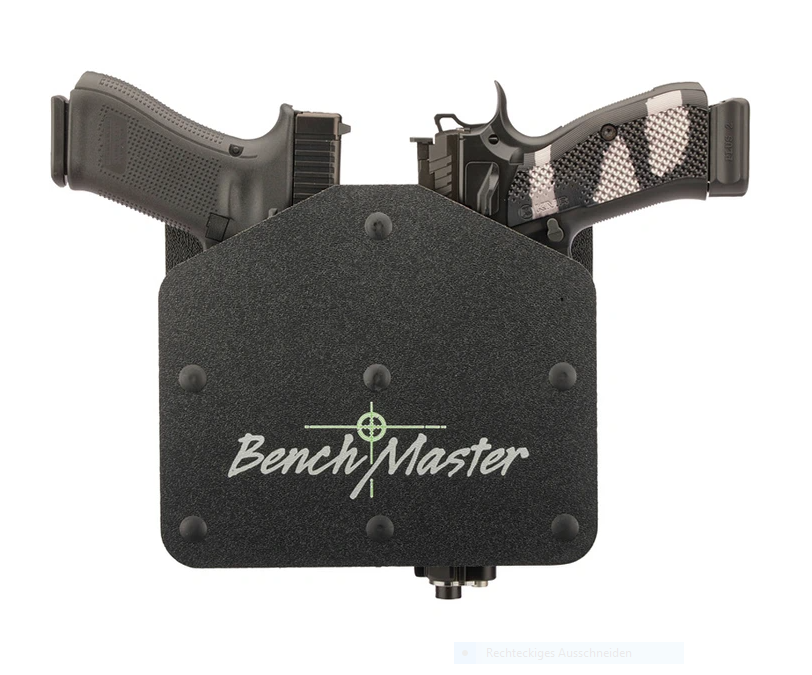 Benchmaster Waffenhalter für 2 Kurzwaffen - magnetisch
