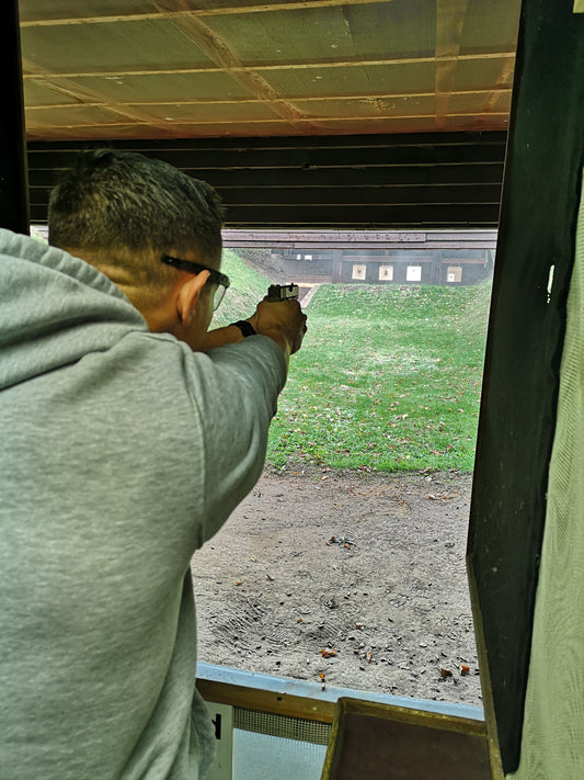 Schießtraining mit der Kurzwaffe Glock 19X bei Tactical Solutions Lode | TSLo.de