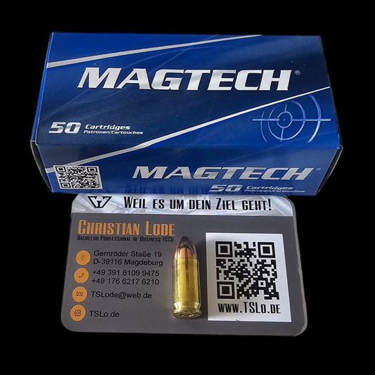 Magtech Munition 9mm Luger Vollmantel 8,0g/ 124grs. | TSLo.de