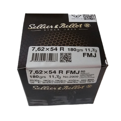 7,62x54RFMJ 11,7g/ 180grs. Sellier & Bellot | TSLo.de