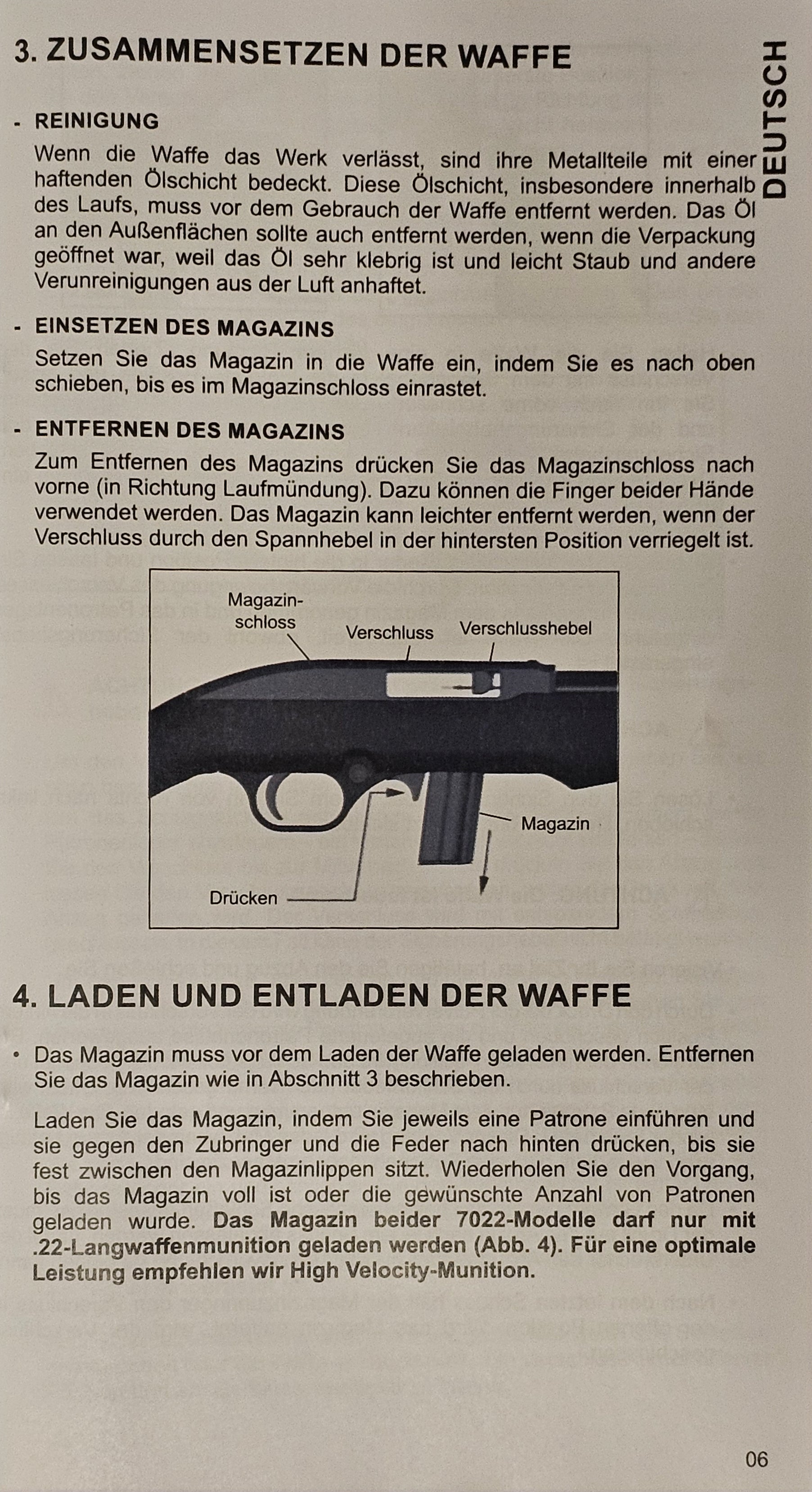 Anleitung für Rossi KK SLB .22lr | TSLo.de