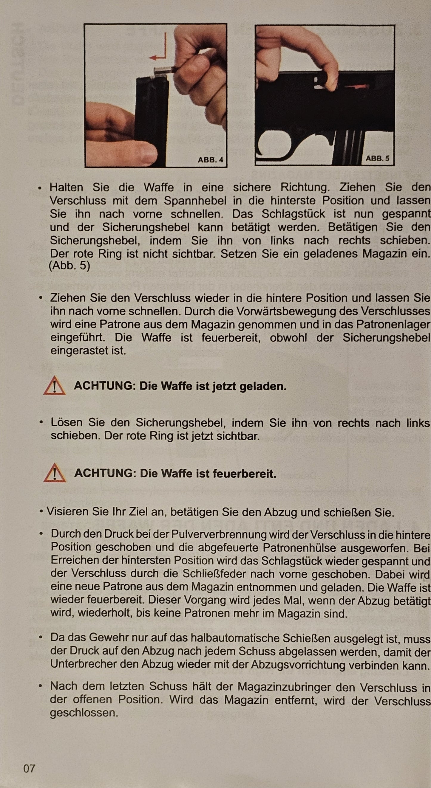 Anleitung für Rossi KK SLB .22lr | TSLo.de