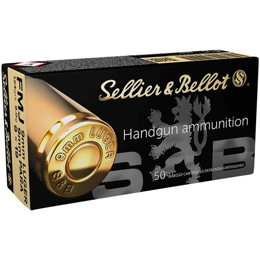 Sellier & Bellot 9x19mm Vollmantel 124grs Pistolenpatronen 9mmLuger 8gr. | TSLo.de 