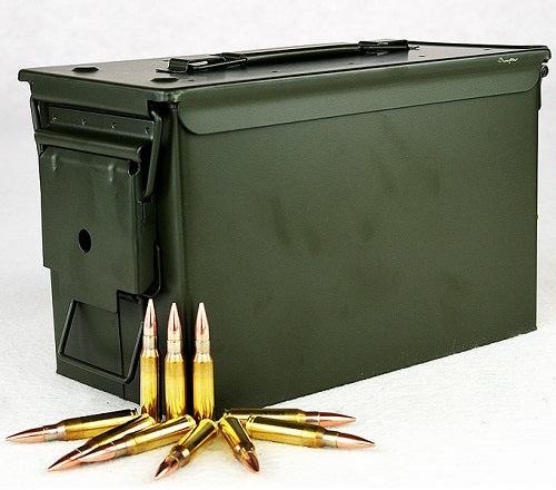 PPU Munition .308 Vollmantel 145grs - 500 Schuss lose in M2A1 Metallkiste